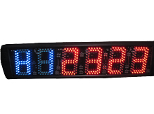 Large LED GPS clock