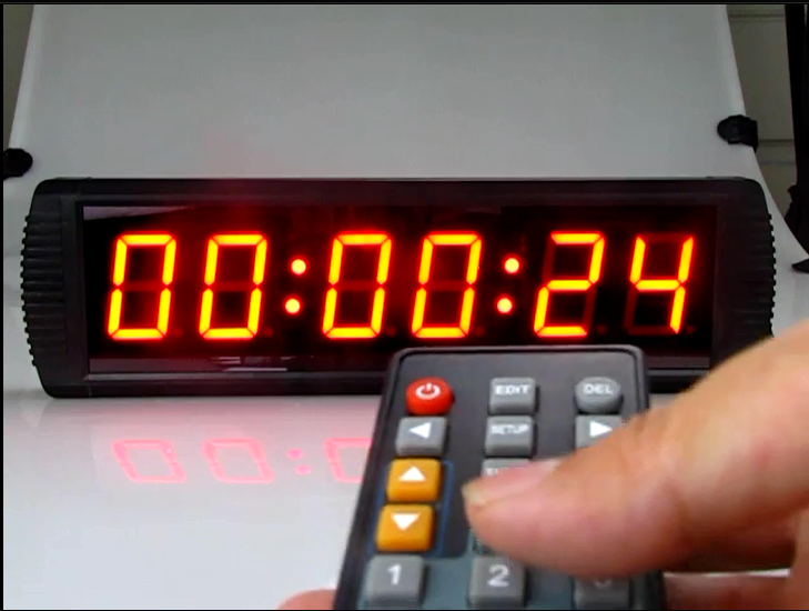 Large LED Countdown Stopwatch Clock