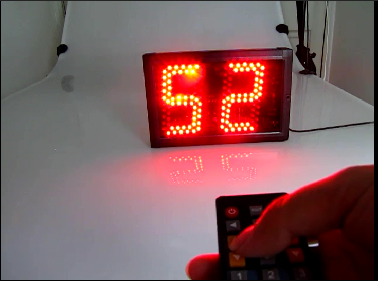 Large LED Countdown Stopwatch Clock